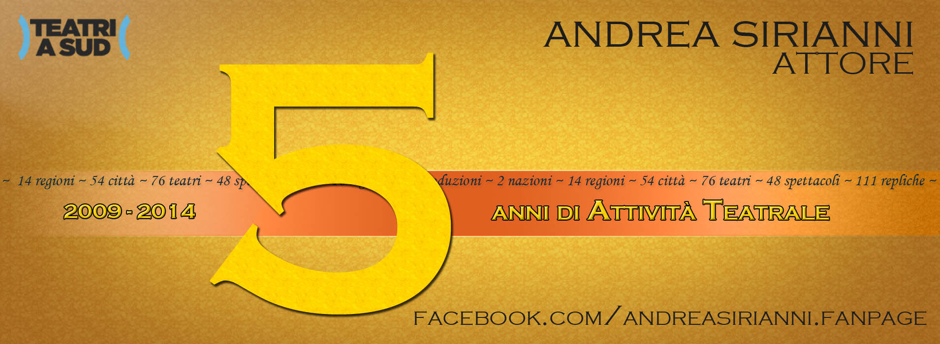 Andrea Sirianni 5 anni di attività teatrale